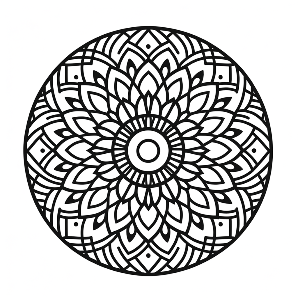 Scopri la Bellezza del Mandala: Disegno Mandala da Colorare