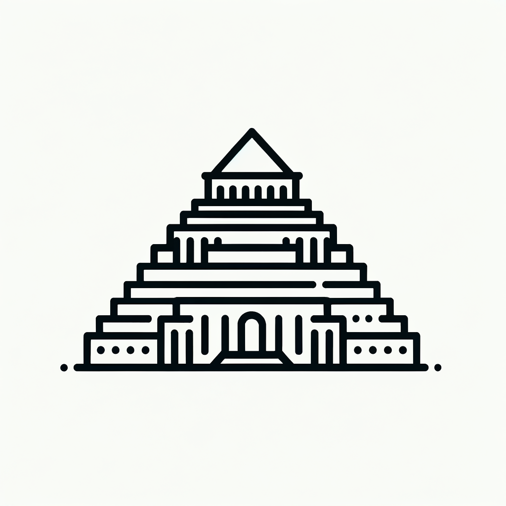 Esplora la Storia con il Tempio di Antichi Imperi – Disegno da Colorare