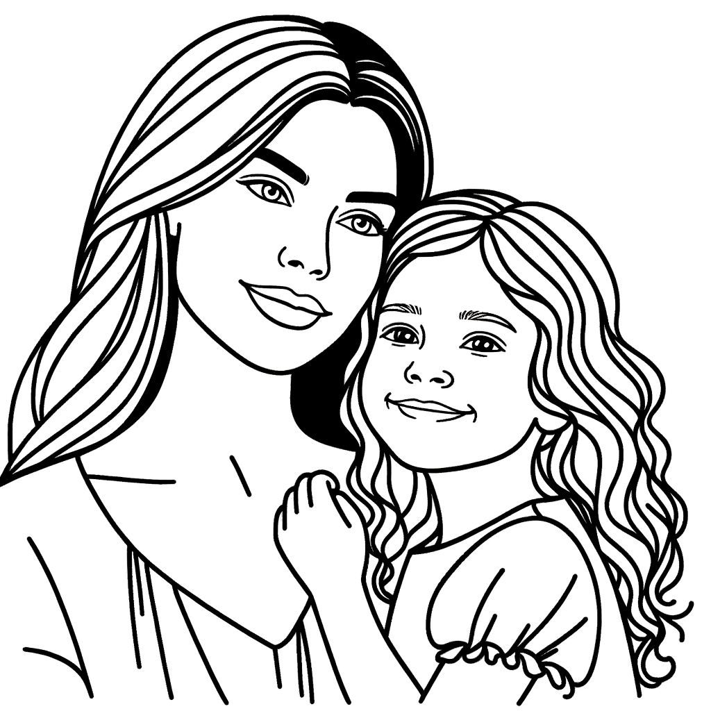 Celebra la Festa della Mamma con un Disegno da Colorare Emozionante