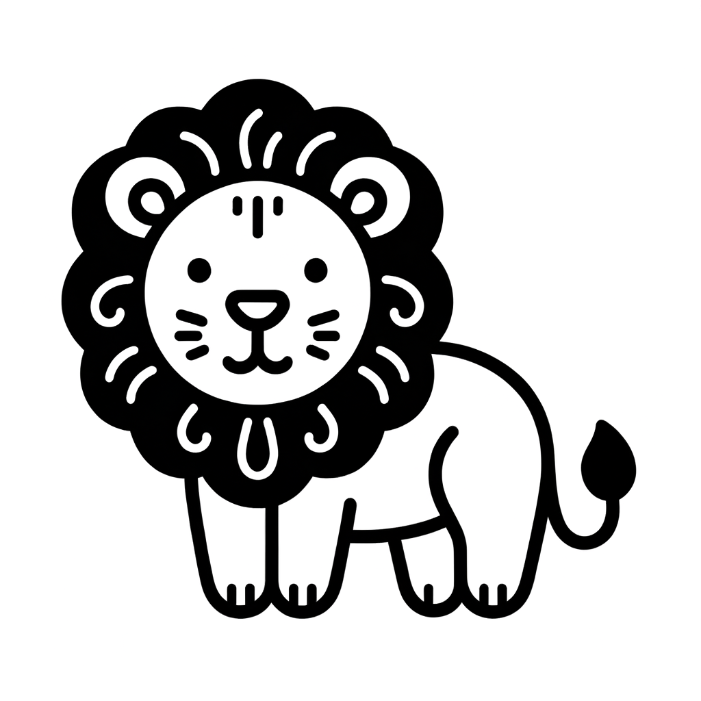 Disegni di leoni da colorare: esplora il re della giungla!
