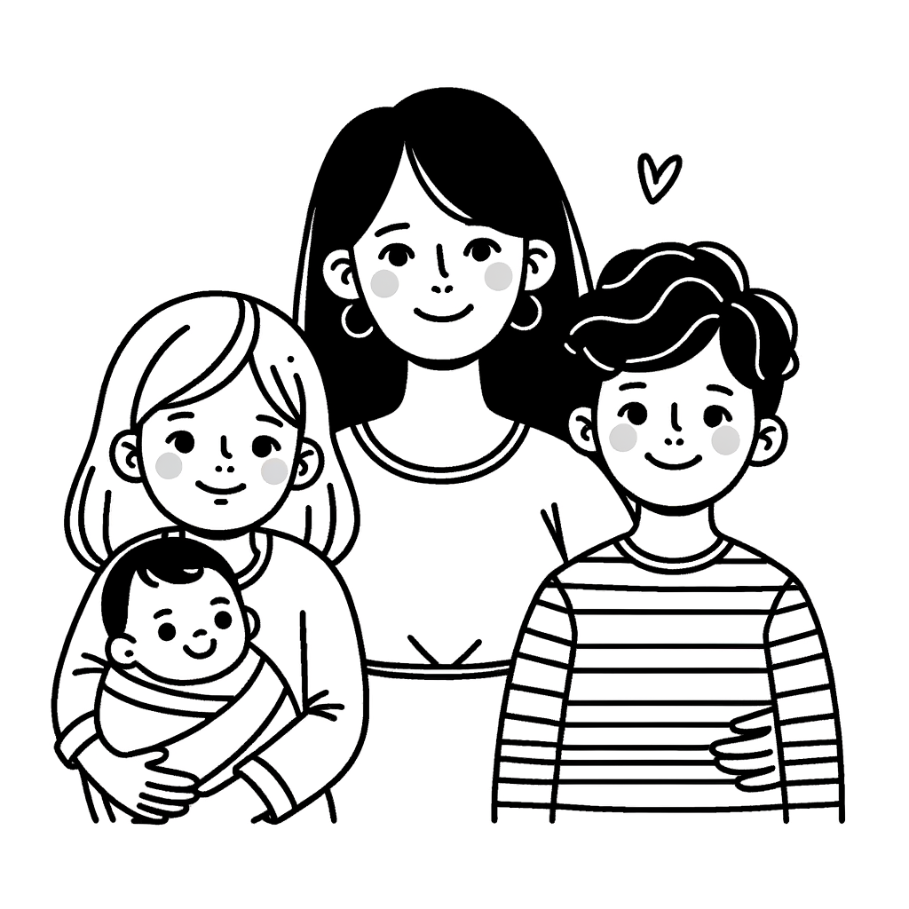 Celebra l’Amore con un Disegno per Colorare della Festa della Mamma