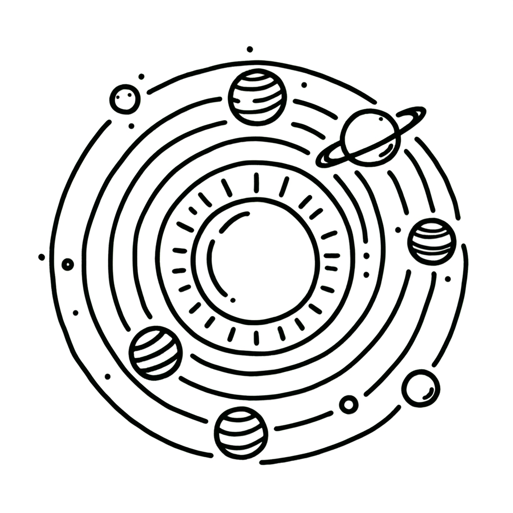 Disegno da Colorare sul Sistema Solare: Esplora l'Universo - Disegni da ...