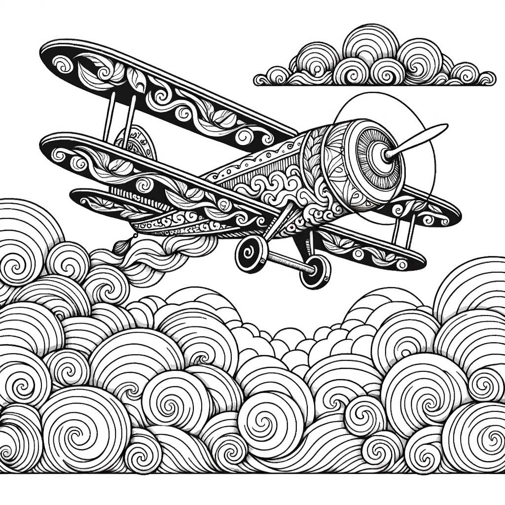 Aereo nel cielo