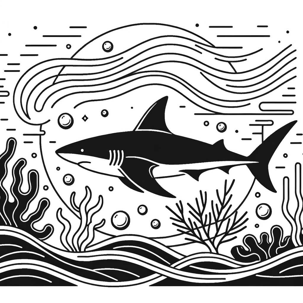 Squalo nell’Oceano